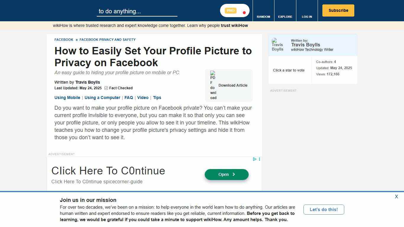 How to Hide Your Facebook Profile Picture: Computer & Mobile